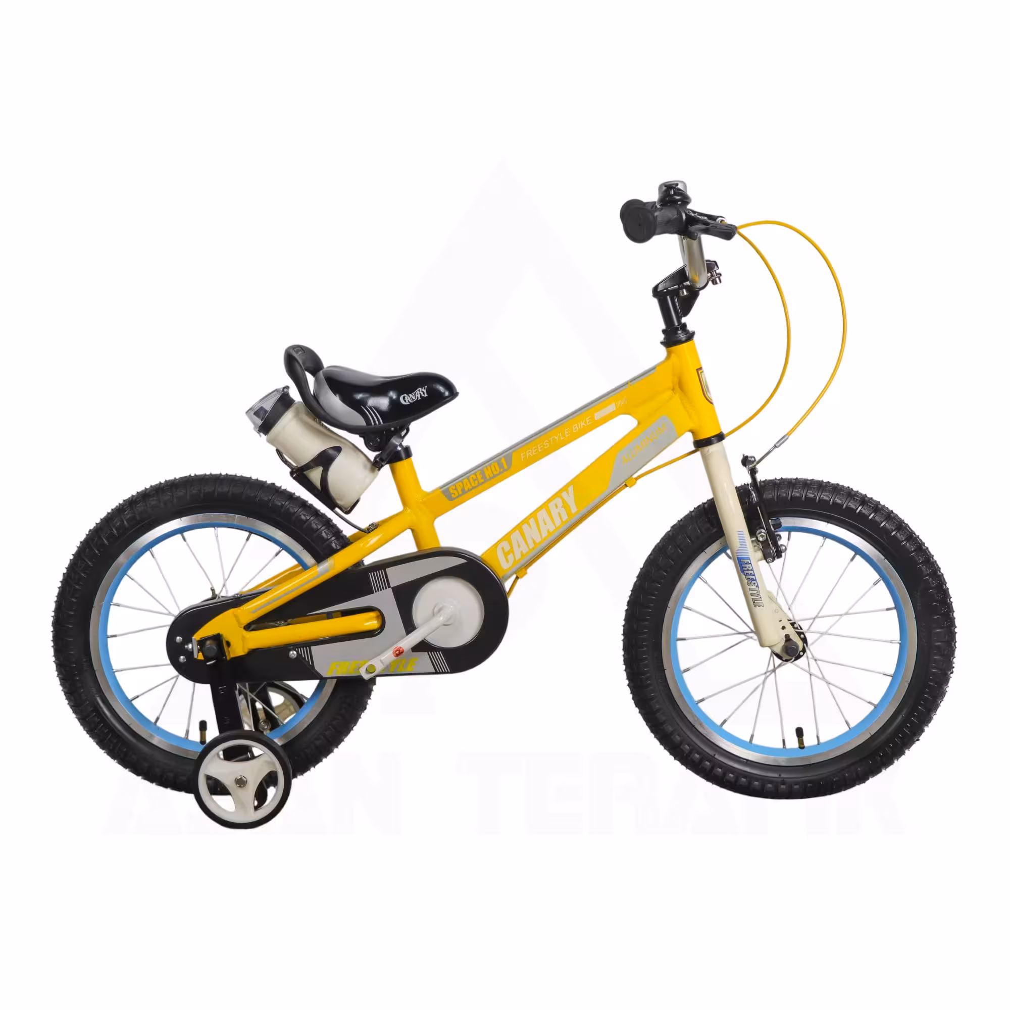 دوچرخه کودک قناری آلومینیوم مدل Space No.1 16″ زرد