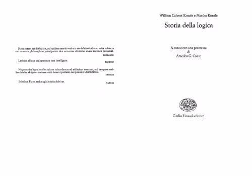 خرید و دانلود نسخه کامل کتاب Storia della logica