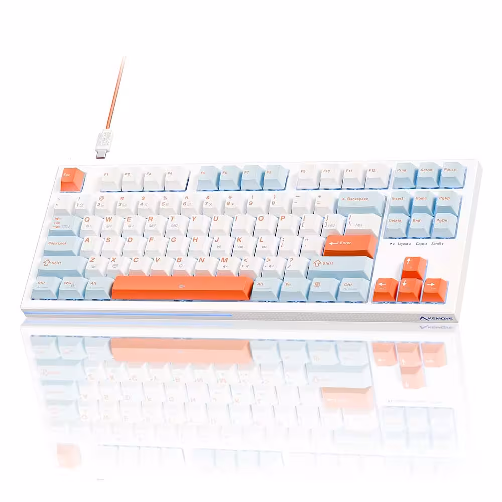 کیبورد مکانیکال گیمینگ برند KEMOVE K87SE