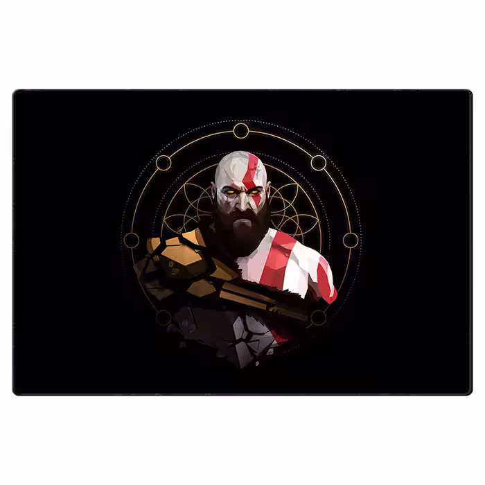 ماوس پد گیمینگ طرح Kratos