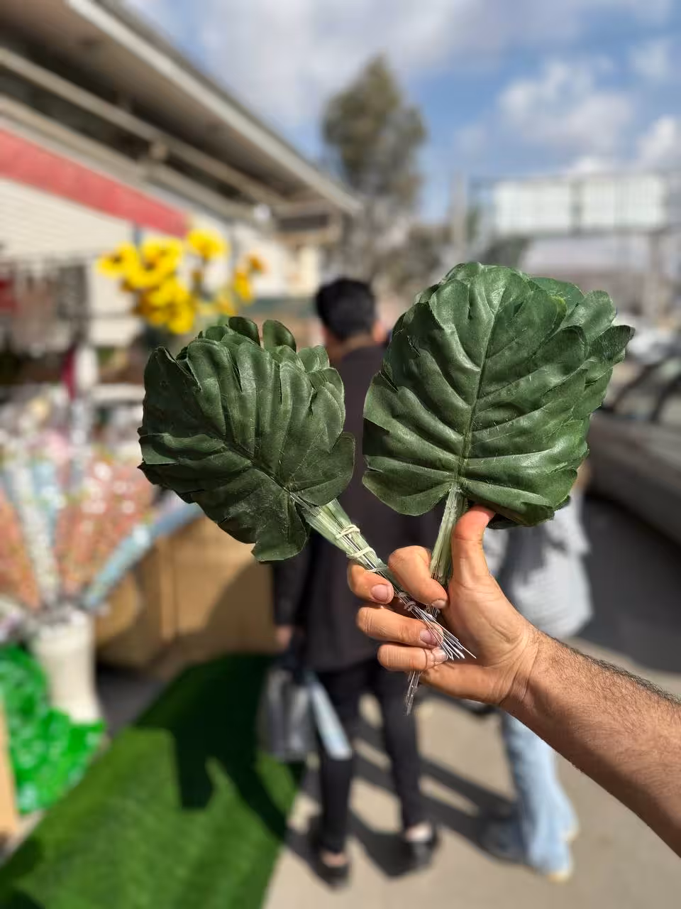 برگ مصنوعی انجیری سبز