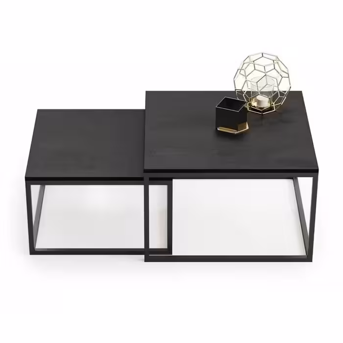 میز جلو مبلی چند تکه چوب و فلز کد روستیک  8599