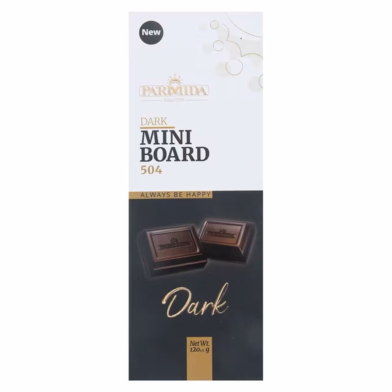 شکلات تخته ای تلخ پارمیدا – 120 گرم