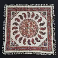 رومیزی قلمکار  ممتاز  مربع 1متری (دست ساز)