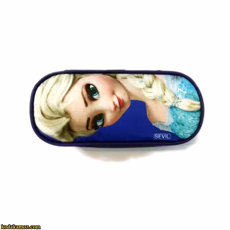 جامدادی 2 زیپ طرح السا دور دوخت سویل