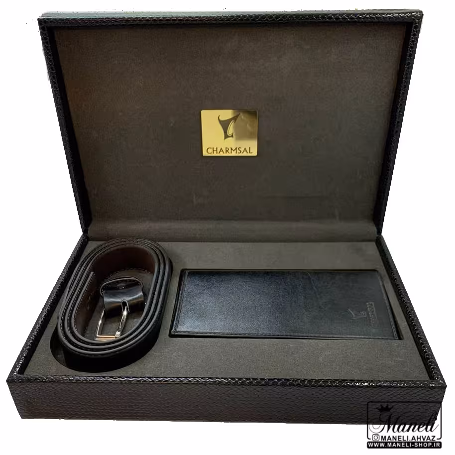 ست کیف و کمربند چرمسال | چرم طبیعی 14011135