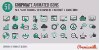 دانلود Corporate Animated Icons برای افترافکت