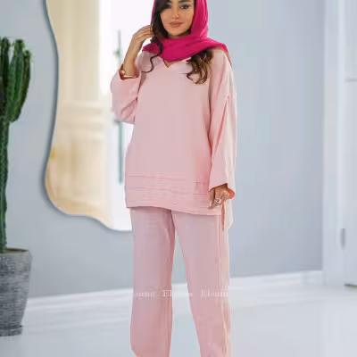 ست دوتیکه شومیز و شلوار مدل آرالیا