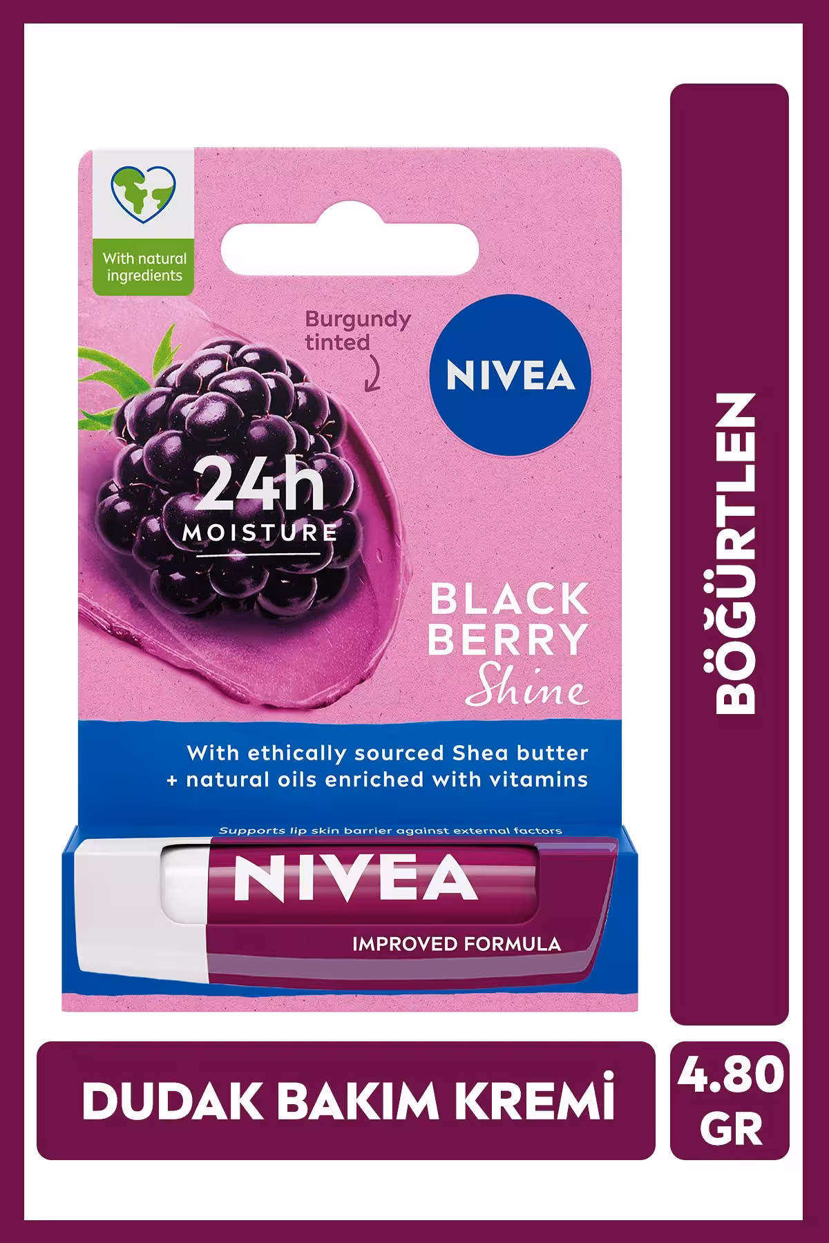 بالم مرطوب کننده بلک بری NIVEA حجم 4.8 gr