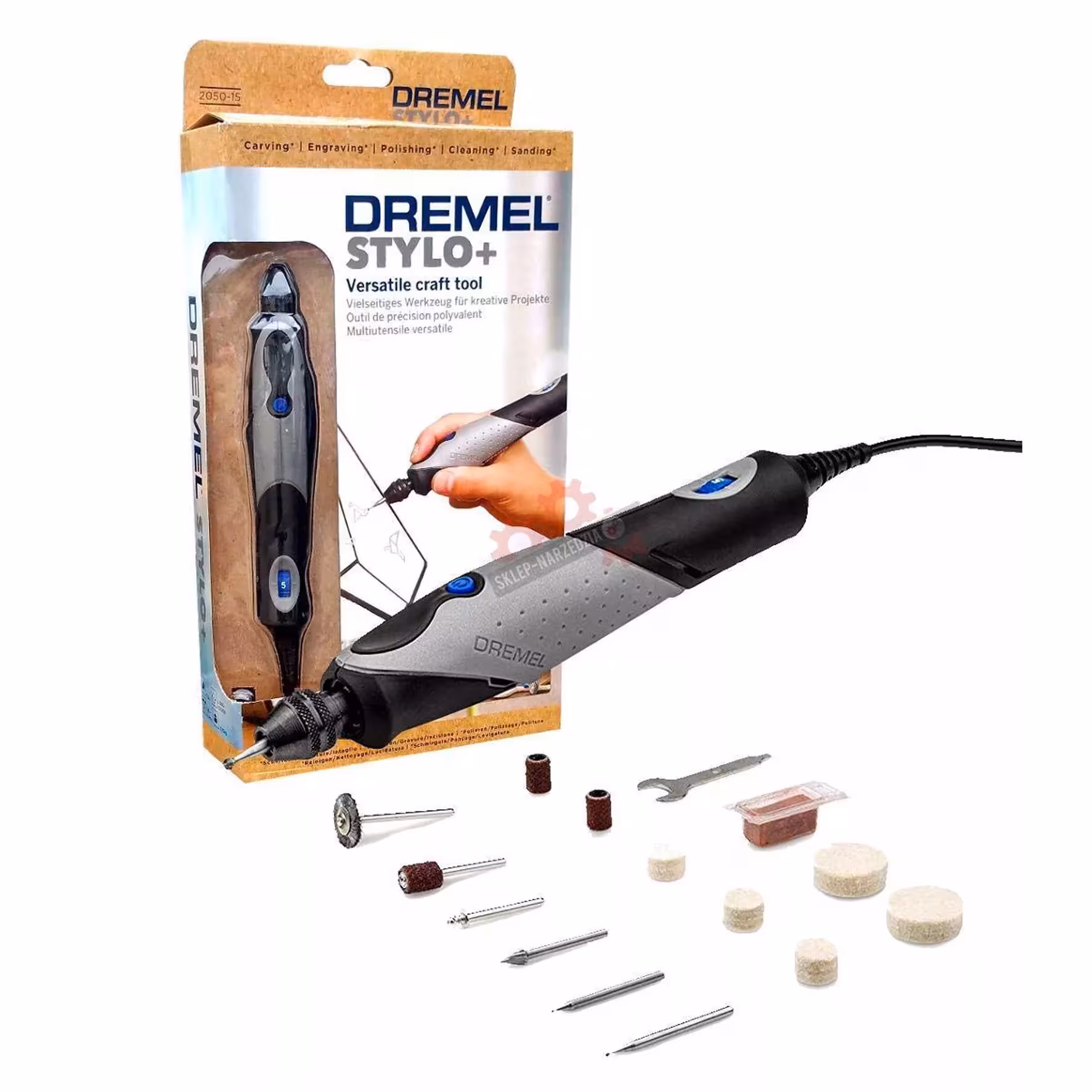 مجموعه 15 عددی فرز مینیاتوری درمل مدل STYLO پلاس