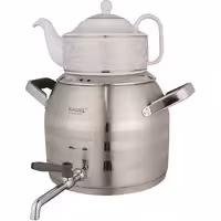 کتری قوری شیردار راسل 5 لیتری دسته مدرن طلوسی (ساخت ترکیه) – کد کالا: TR-123 b