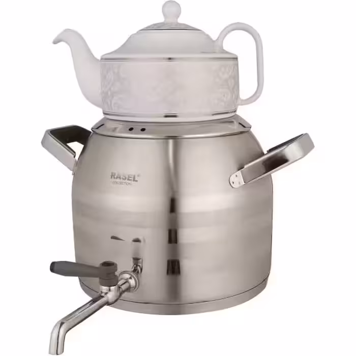 کتری قوری شیردار راسل 5 لیتری دسته مدرن طلوسی (ساخت ترکیه) – کد کالا: TR-123 b