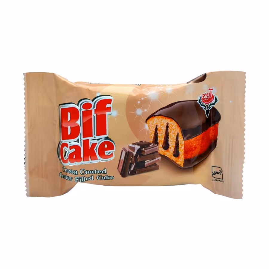 بیف کیک با مغز کاکائو و روکش شکلات آدرین