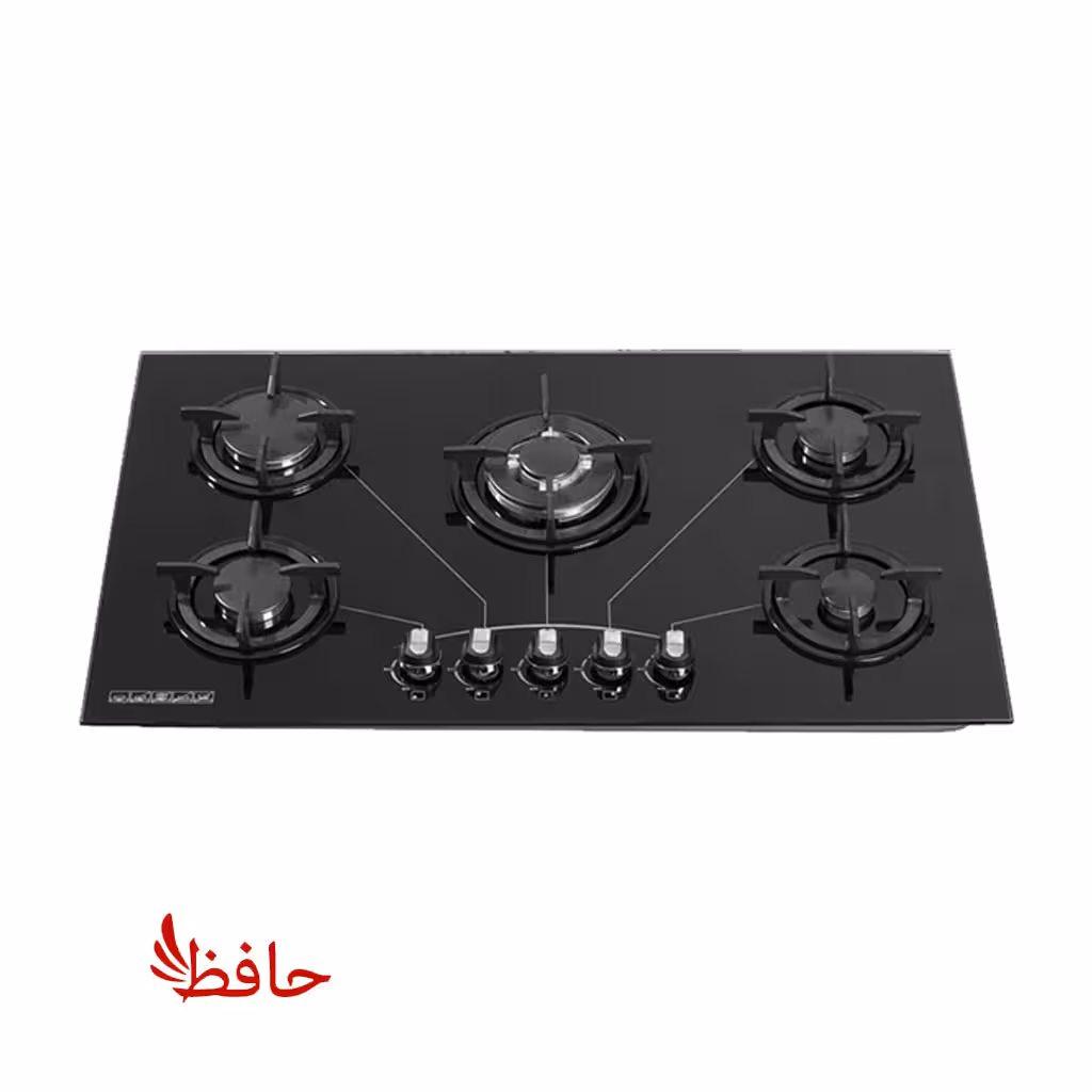 اجاق گاز صفحه ای شیشه ای پنج شعله فرانس مدل داتیس