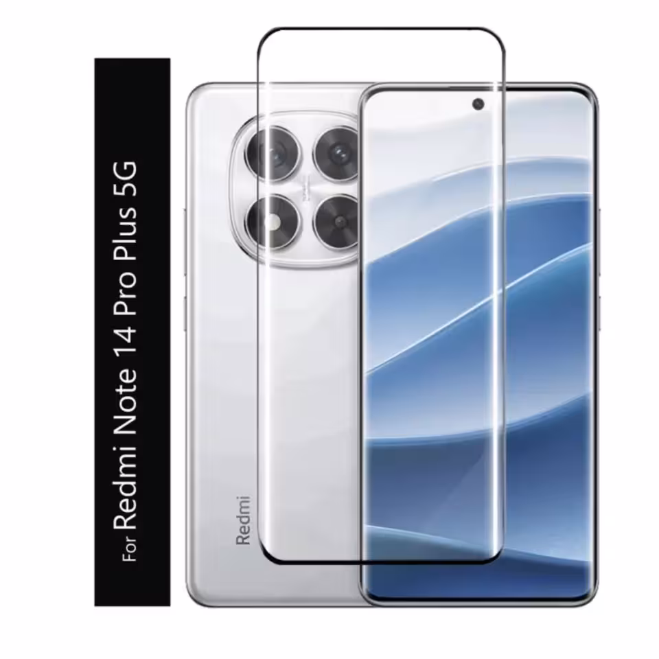 گلس خمیده فول چسب شیاومی Xiaomi Redmi note 14 pro 5GXiaomi Redmi Note 14 Pro 5G
