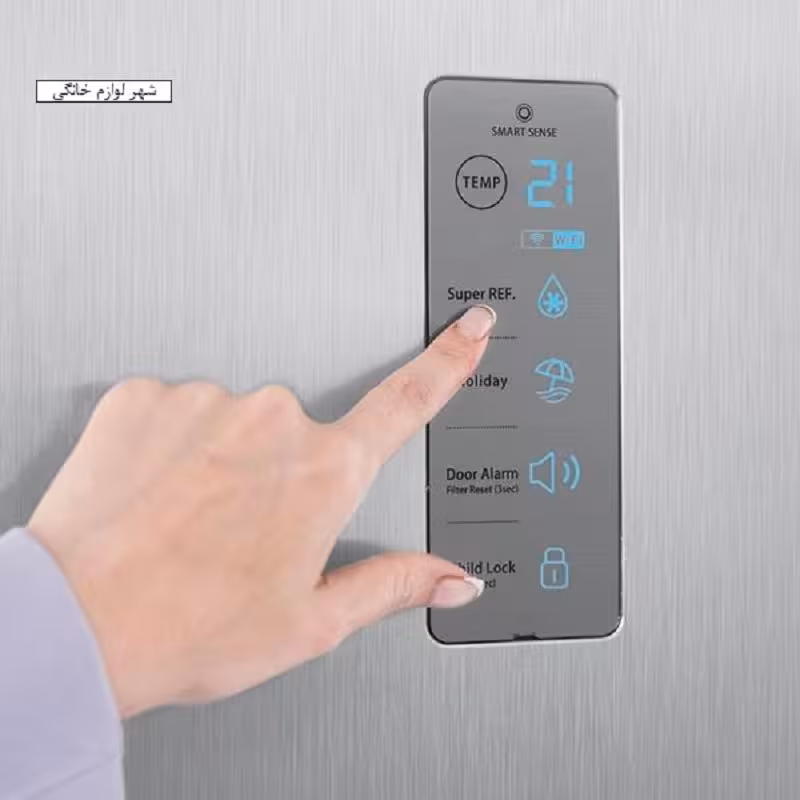 یخچال فریزر دوقلو دوو 40فوت استیل و سفید براق و سفید متالیک،کدفروش263