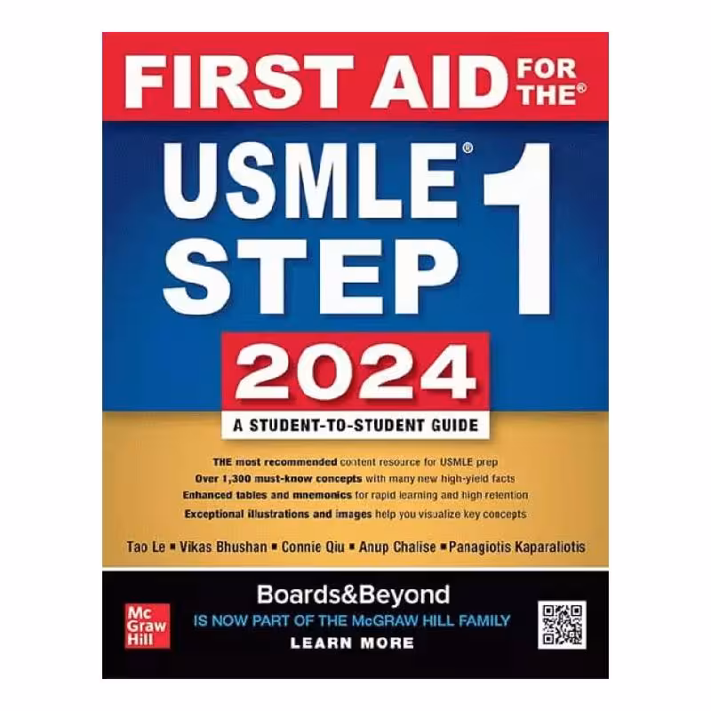 کتاب فرست اید 2024 | First Aid for the USMLE Step 1