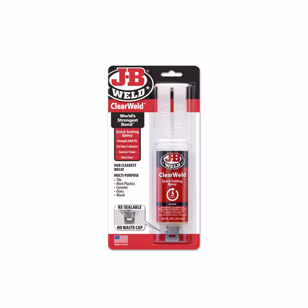 چسب دوقلو (اپوکسی) فولاد بی رنگ  جی بی ولد