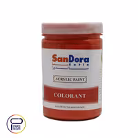 مادر رنگ اکریلیک پایه آب نارنجی ساندورا 1 کیلویی