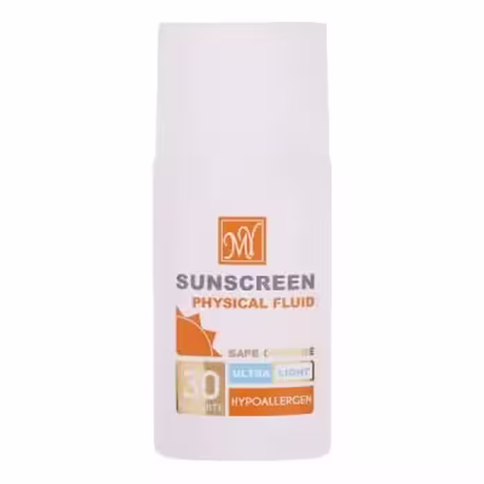 فلوئید ضد آفتاب بدون رنگ مای  SPF30 مدل Physicall حجم 50 میلی‌لیتر