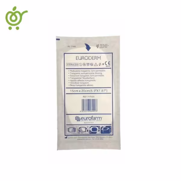 پانسمان فیلم شفاف یورودرم یوروفارم 15*20 | فروشگاه اینترنتی سیب 115
