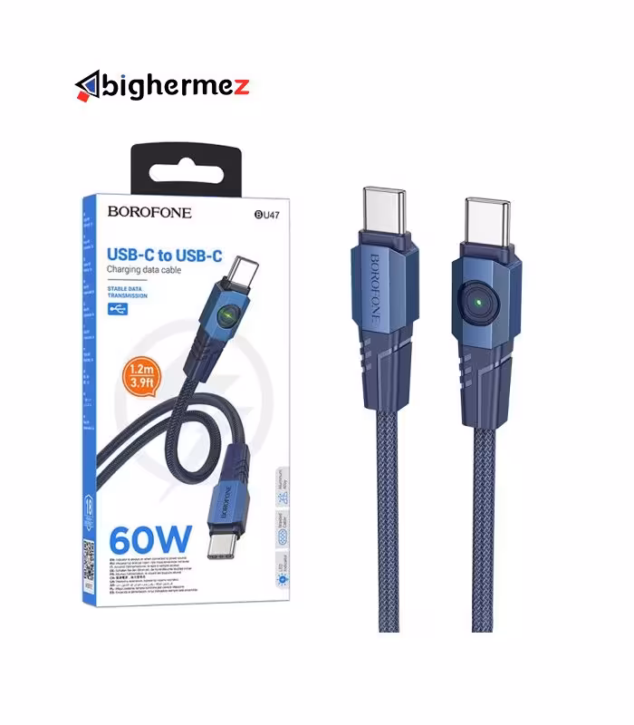 کابل شارژ دوسر TYPE-C بروفون مدل BU47