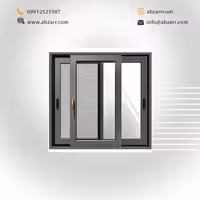 پنجره آلومینیومی اندازه 1 در 2 (( اقساط یک ساله ))