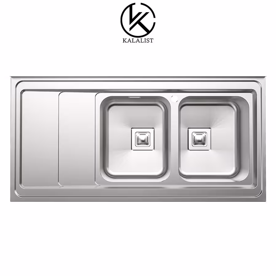 سینک ظرفشویی استیل روکار آلتون مدل SR1202R