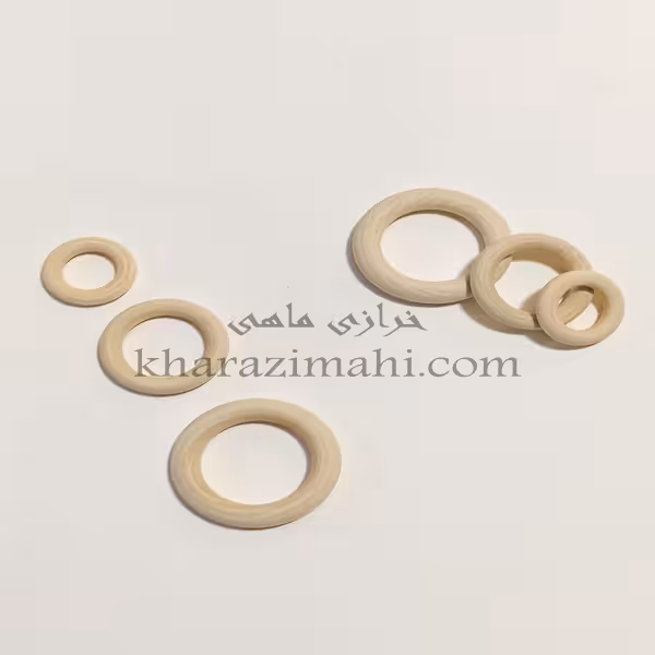 حلقه جغجغه چوبی