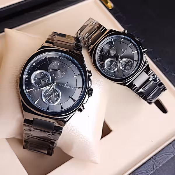 ساعت مچی ست استیل رومانسون نوک مدادی مدل MT2025-57G (سه موتوره)