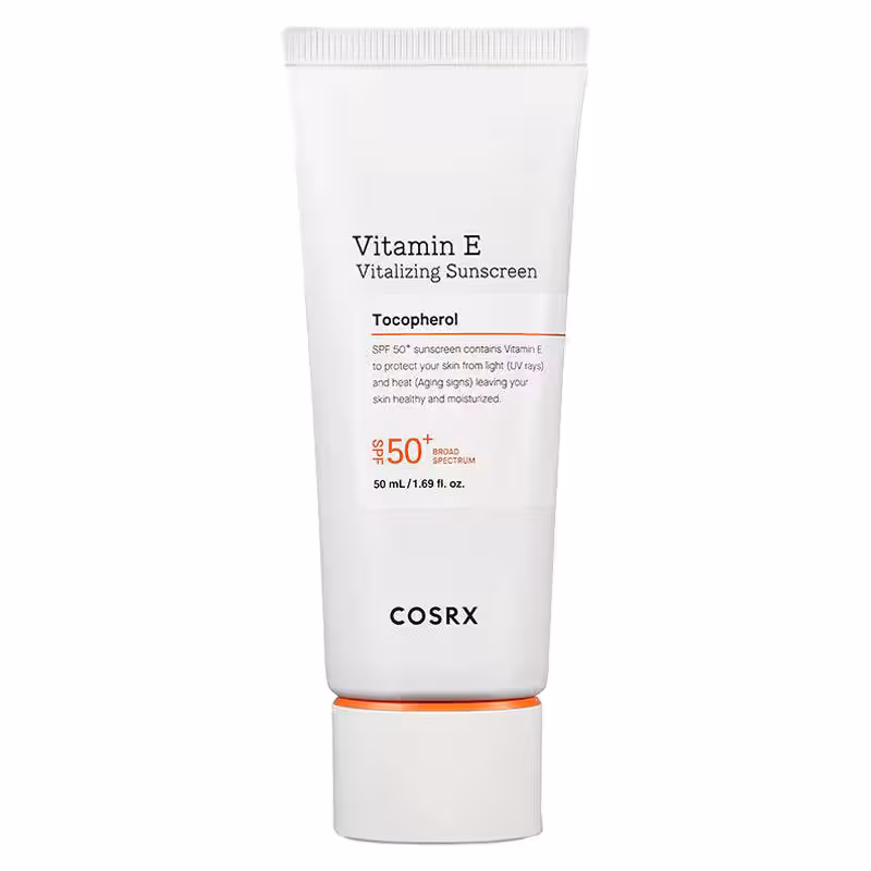 ضد آفتاب ویتامین E توکوفرول کوزارکس COSRX Vitamin E Vitalizing Sunscreen Tocopherol 50 ml