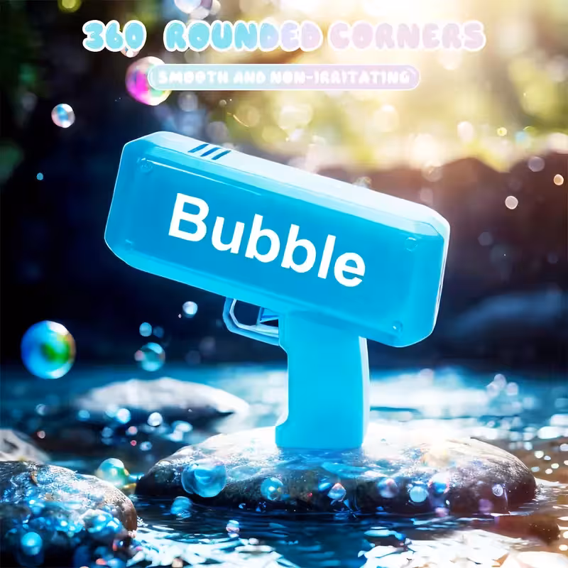 تفنگ حباب ساز مخزن دار آیتم Lj_911 آبی