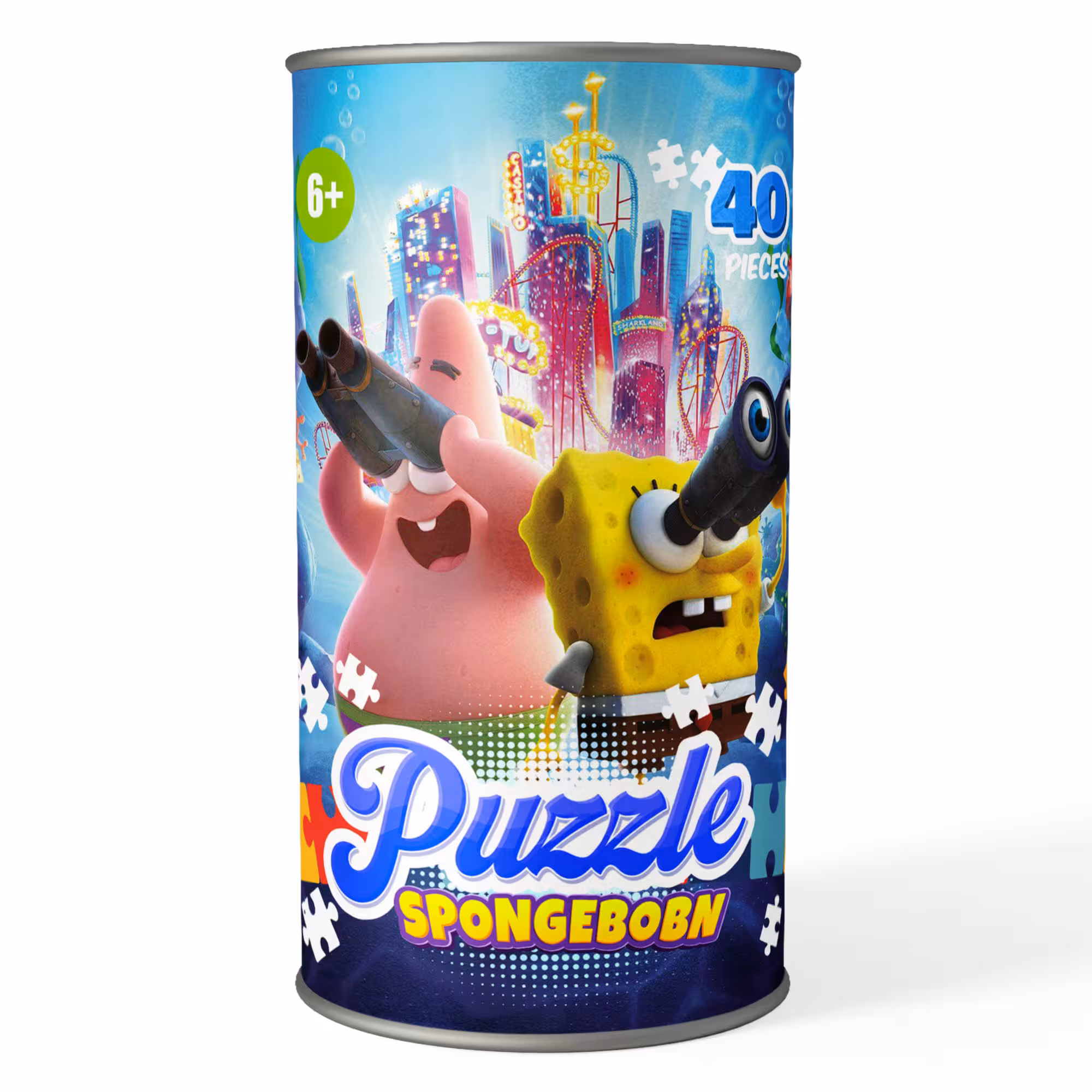 پازل 40 تکه کارتون باب اسفنجی