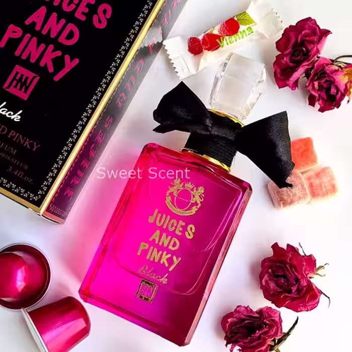 عطر ادکلن کوتور ویوالا جویسی نویر(بلک-مشکی) جانوین-جکوینز | Juicy Couture Viva la Juicy Noir(Juice & Pinky Black) حجم 100 میل(شرکتی)