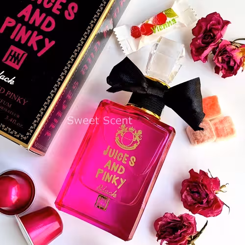 عطر ادکلن کوتور ویوالا جویسی نویر(بلک-مشکی) جانوین-جکوینز | Juicy Couture Viva la Juicy Noir(Juice & Pinky Black) حجم 100 میل(شرکتی)