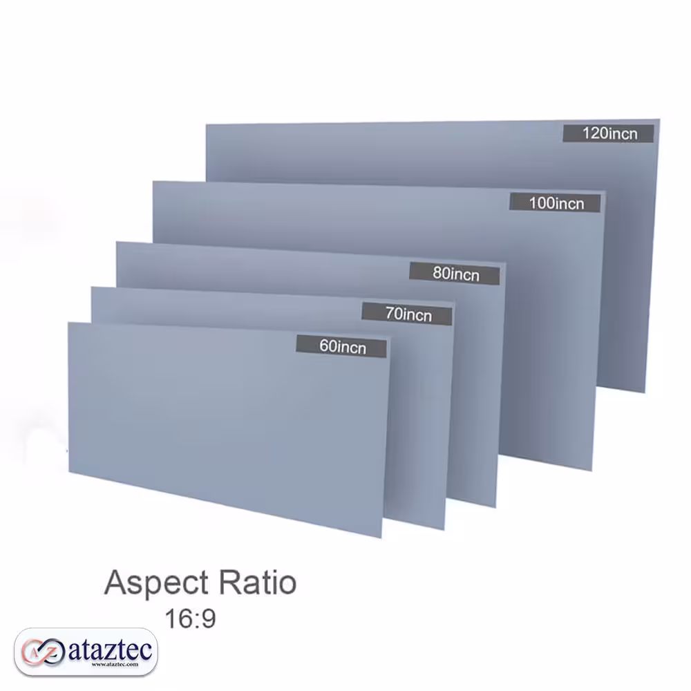 پرده نمایش قابل حمل پلی استر ویدیو پروژکتور | امکان استفاده در نور روز