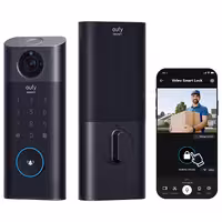 قفل هوشمند درب با دوربین اثرانگشتی eufy security S330 3-in-1 Camera