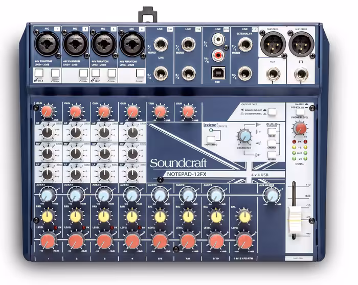 میکسر آنالوگ Soundcraft Notepad-12FX