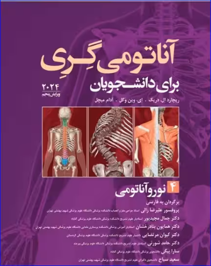 کتاب آناتومی گری برای دانشجویان 2024 جلد 4 نوروآناتومی