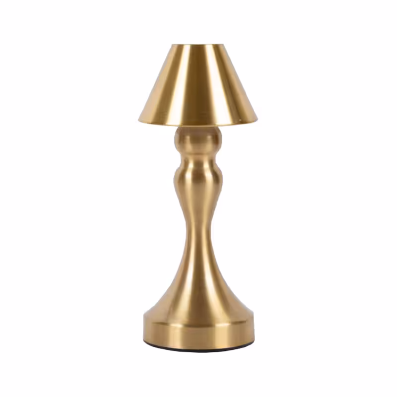 آباژور رومیزی مدل شارژی A03 رنگ طلایی