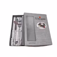 کارد و چنگال اکلیلی یونیک(حک شده المان)