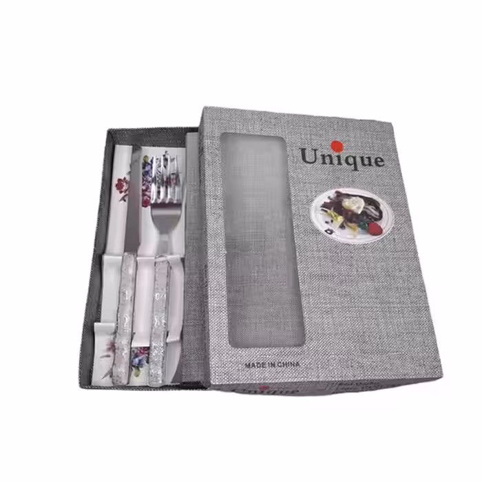 کارد و چنگال اکلیلی یونیک(حک شده المان)