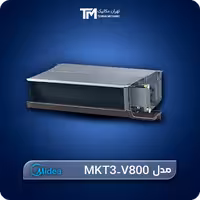 خرید فن کویل سقفی توکار میدیا با کویل سه ردیفه مدل MKT3-V800