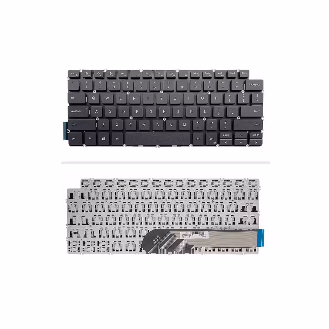 کیبورد لپتاپ دل 7400 (inspiron | بدون فریم)