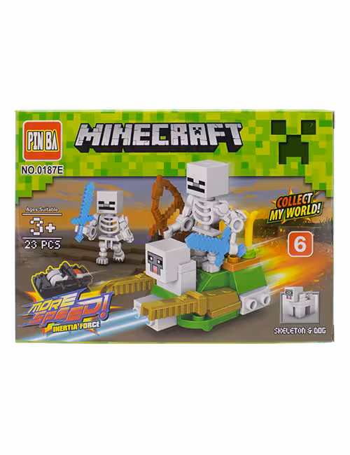 لگو 23 تکه ماینکرافت کد 0187E-6