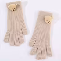 دستکش بافتنی مدل تدی