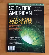 مجله انگلیسی Scientific American: Black Hole (چاپ اصل با کاغذ گلاسه روغنی)