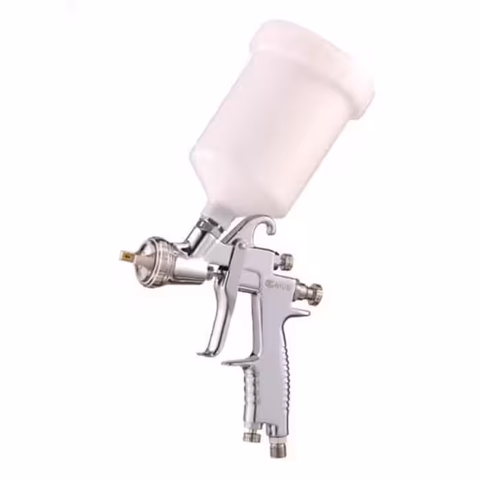 پیستوله رنگ پاش سه تنظیم کاسه رو با نازل 1.6 مدل Genius 14GT16 جنیوس تایوان