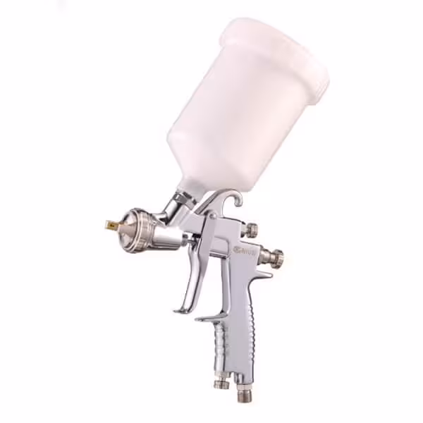 پیستوله رنگ پاش سه تنظیم کاسه رو با نازل 1.6 مدل Genius 14GT16 جنیوس تایوان