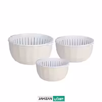 ست کاسه و آبکش آلابون زیباسازان کد 32380